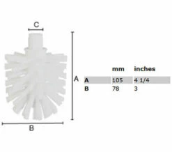 Smedbo Xtra Spare Toilet Brush 7 Smedbo Xtra Spare Toilet Brush -UK Bathroom Products Sales 2024 M 2018 6 30 10 35 54 533