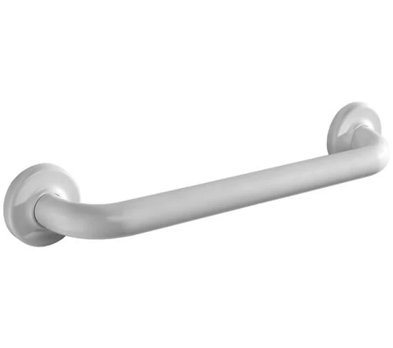 Twyford Avalon White Support Grab Rail With Concealed Fixings 2 Twyford Avalon White Support Grab Rail With Concealed Fixings - Image 2