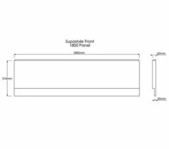 Trojan Supastyle Acrylic Bath Front Panel White 10 Trojan Supastyle Acrylic Bath Front Panel White -UK Bathroom Products Sales 2024 M 2018 7 6 11 20 33 390