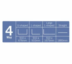 Croydex Slenderline Rail System 4 Way 9 Croydex Slenderline Rail System 4 Way -UK Bathroom Products Sales 2024 M 2018 8 17 15 35 57 16
