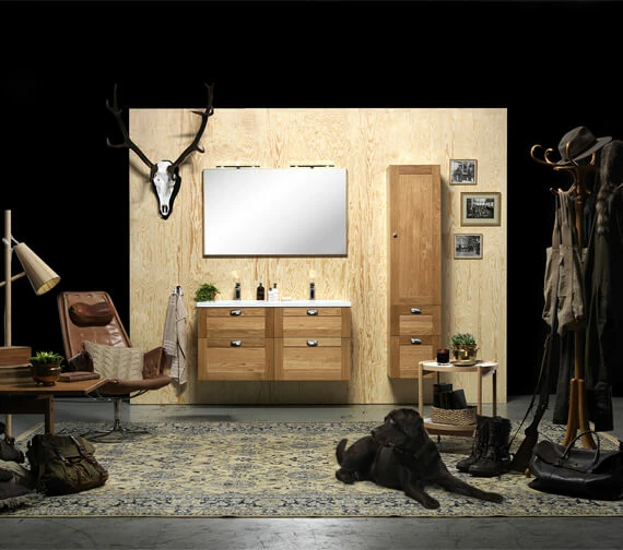 Miller London 1200mm Four Drawer Wall Hung Vanity Unit 1 Miller London 1200mm Four Drawer Wall Hung Vanity Unit