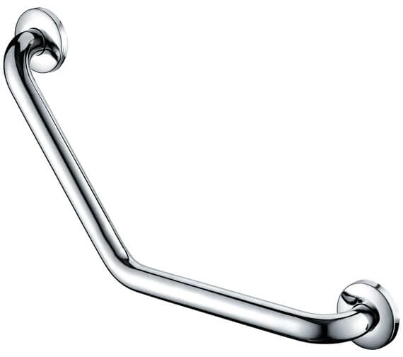 Bristan Chrome Angled Grab Bar 2 Bristan Chrome Angled Grab Bar - Image 2