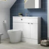 Hudson Reed Fusion 1200mm Compact Furniture Pack - Vanity And WC Unit With Basin