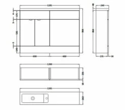 Hudson Reed Fusion 1200mm Compact Furniture Pack - Vanity And WC Unit With Basin 12 Hudson Reed Fusion 1200mm Compact Furniture Pack - Vanity And WC Unit With Basin -UK Bathroom Products Sales 2024 M 2019 1 28 9 0 1 125