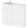 Hudson Reed Fusion 1000mm Full Depth Furniture Pack - Vanity And WC Unit With Basin