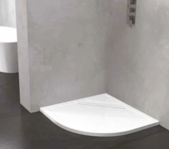Kudos Connect2 900mm Quadrant Acrylic Shower Tray White