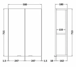 Hudson Reed Fusion 500 X 180mm Compact Wall Unit -UK Bathroom Products Sales 2024 M 2019 2 11 14 59 2 160