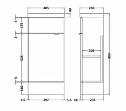 Hudson Reed Fusion 400mm Floor-Standing Slimline Vanity Unit And Basin 10 Hudson Reed Fusion 400mm Floor-Standing Slimline Vanity Unit And Basin -UK Bathroom Products Sales 2024 M 2019 2 5 12 38 59 360