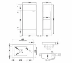 Hudson Reed Fusion 400mm Floor-Standing Slimline Vanity Unit And Basin 16 Hudson Reed Fusion 400mm Floor-Standing Slimline Vanity Unit And Basin -UK Bathroom Products Sales 2024 M 2019 2 5 12 41 8 145