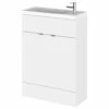 Hudson Reed Fusion 600mm Floor-Standing Slimline Vanity Unit And Basin