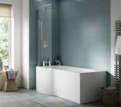 Nuie P-Shaped Shower Bath White 9 Nuie P-Shaped Shower Bath White -UK Bathroom Products Sales 2024 M 2019 3 28 10 27 33 520