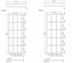 Hudson Reed Black Framed Walk-In Wetroom Screen And Support Bar 15 Hudson Reed Black Framed Walk-In Wetroom Screen And Support Bar -UK Bathroom Products Sales 2024 M 2019 3 8 7 26 9 399