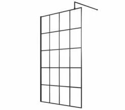 Hudson Reed Black Framed Walk-In Wetroom Screen And Support Bar 20 Hudson Reed Black Framed Walk-In Wetroom Screen And Support Bar -UK Bathroom Products Sales 2024 M 2019 3 8 7 28 29 920