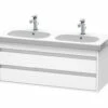 Duravit Ketho 2 Drawer 1150mm Wall-mounted Vanity Unit