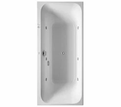 Duravit Happy D2 1800mm Combi System L Built-In Bath With Two Backrest Slopes