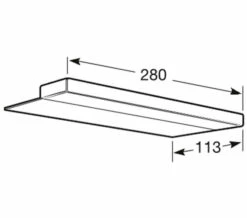 Roca Delight LED Spotlight Chrome Mirror Light -UK Bathroom Products Sales 2024 M 2019 5 28 6 57 35 704
