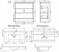 Hudson Reed Coast Floor Mounted Open Shelf Unit And Basin -UK Bathroom Products Sales 2024 M 2019 5 8 7 37 24 118