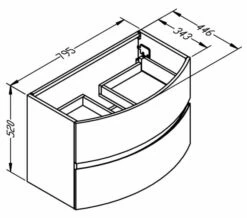 Crosswater Svelte Wall Mounted Two Drawer Unit 14 Crosswater Svelte Wall Mounted Two Drawer Unit -UK Bathroom Products Sales 2024 M 2019 6 12 14 15 32 869