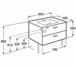 Roca Victoria Unik Wall Hung White Vanity Unit With 2 Drawer 7 Roca Victoria Unik Wall Hung White Vanity Unit With 2 Drawer -UK Bathroom Products Sales 2024 M 2019 6 13 12 20 50 527