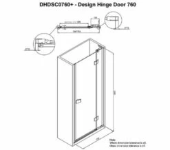 Crosswater Design 8 1950mm High Hinged Shower Door With Inline Panel 11 Crosswater Design 8 1950mm High Hinged Shower Door With Inline Panel -UK Bathroom Products Sales 2024 M 2019 6 14 11 39 21 351