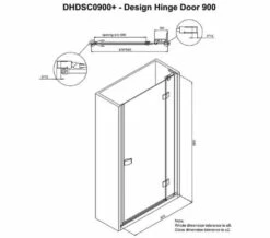 Crosswater Design 8 1950mm High Hinged Shower Door With Inline Panel 13 Crosswater Design 8 1950mm High Hinged Shower Door With Inline Panel -UK Bathroom Products Sales 2024 M 2019 6 14 11 39 24 965