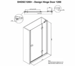 Crosswater Design 8 1950mm High Hinged Shower Door With Inline Panel 16 Crosswater Design 8 1950mm High Hinged Shower Door With Inline Panel -UK Bathroom Products Sales 2024 M 2019 6 14 11 39 30 664