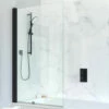 Crosswater Design 8 Frame-less Single Panel Bath Screen 850 X 1500mm