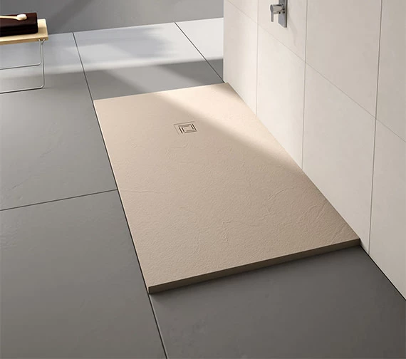 Merlyn TrueStone Rectangular 30mm Height Shower Tray With Waste 5 Merlyn TrueStone Rectangular 30mm Height Shower Tray With Waste - Image 5