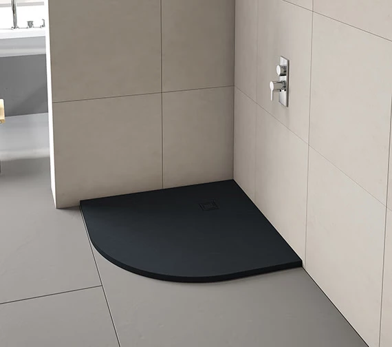 Merlyn TrueStone Quadrant 900 X 900mm Shower Tray With Waste 4 Merlyn TrueStone Quadrant 900 X 900mm Shower Tray With Waste - Image 4