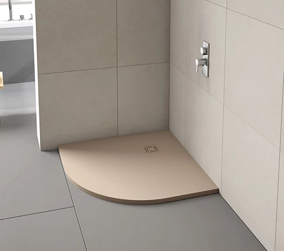Merlyn TrueStone Quadrant 900 X 900mm Shower Tray With Waste 5 Merlyn TrueStone Quadrant 900 X 900mm Shower Tray With Waste - Image 5