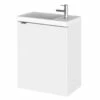 Hudson Reed Fusion 400mm Wall Hung Compact Vanity Unit And Basin