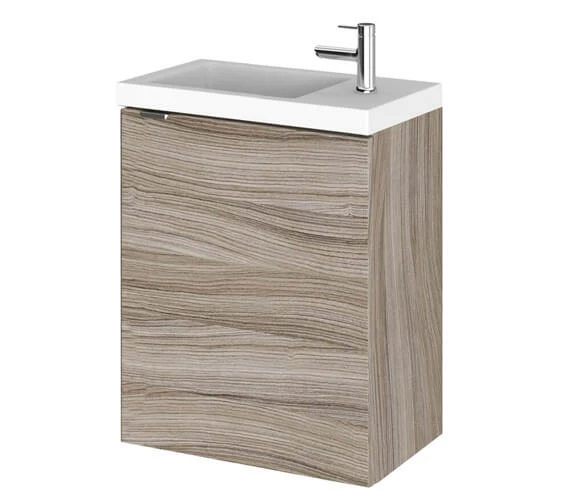 Hudson Reed Fusion 400mm Wall Hung Compact Vanity Unit And Basin 3 Hudson Reed Fusion 400mm Wall Hung Compact Vanity Unit And Basin - Image 3