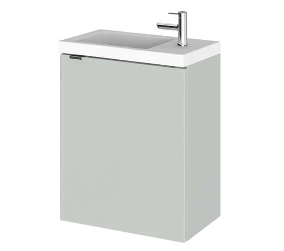 Hudson Reed Fusion 400mm Wall Hung Compact Vanity Unit And Basin 5 Hudson Reed Fusion 400mm Wall Hung Compact Vanity Unit And Basin - Image 5