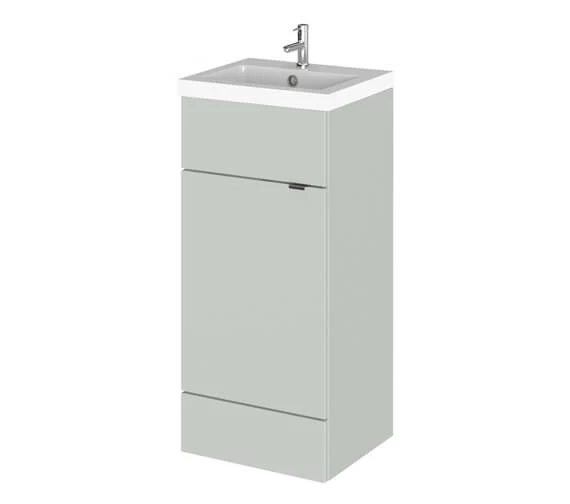 Hudson Reed Fusion 400mm Full Depth Floor-Standing Vanity Unit And Basin 5 Hudson Reed Fusion 400mm Full Depth Floor-Standing Vanity Unit And Basin - Image 5