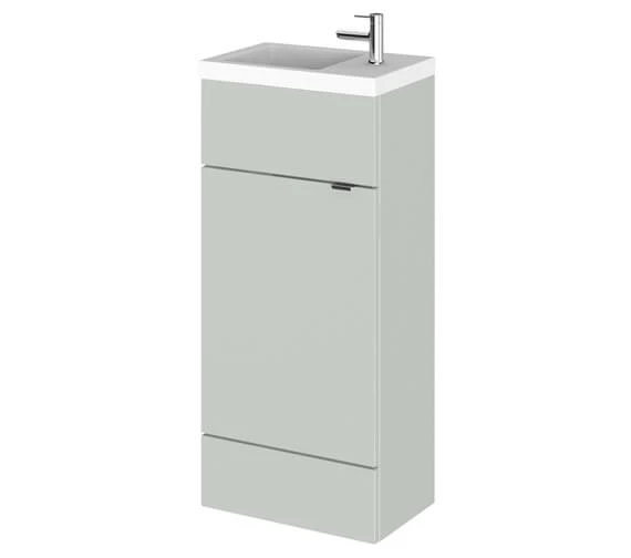 Hudson Reed Fusion 400mm Floor-Standing Slimline Vanity Unit And Basin 4 Hudson Reed Fusion 400mm Floor-Standing Slimline Vanity Unit And Basin - Image 4