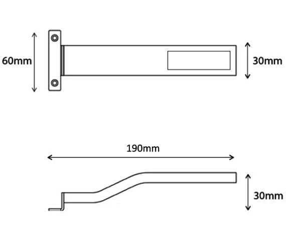 Sensio Wave COB LED Over Mirror Light 2 Sensio Wave COB LED Over Mirror Light - Image 2