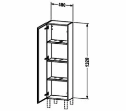 Duravit L-Cube 1320mm High 1 Door Cabinet 10 Duravit L-Cube 1320mm High 1 Door Cabinet -UK Bathroom Products Sales 2024 M 2019 7 23 7 55 6 231