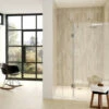 Aqata Design DS446 Shower Screen And Hinged Panel For Recess Installation