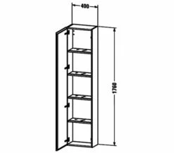 Duravit L-Cube 1760mm High 1 Door Cabinet -UK Bathroom Products Sales 2024 M 2019 7 24 11 7 53 621