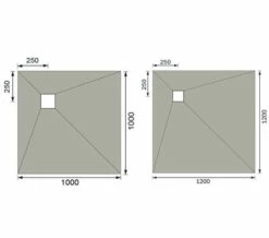 Beo Original 30mm Thick Square Level Access Grey Finish Tileable Tray Former -UK Bathroom Products Sales 2024 M 2019 7 26 10 45 33 821