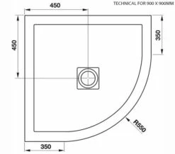 April Waifer Quadrant Slate Effect White Shower Tray -UK Bathroom Products Sales 2024 M 2019 7 4 10 39 7 180