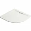 Mira Flight Level 900 X 900mm Quadrant Shower Tray With Waste