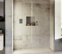 Aqata Spectra SP446 Walk-In Enclosure With Hinged Panel For Recess Installation