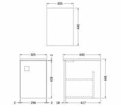 Hudson Reed Sarenna 305 X 440mm Single Door Wall Hung Cupboard 5 Hudson Reed Sarenna 305 X 440mm Single Door Wall Hung Cupboard -UK Bathroom Products Sales 2024 M 2020 1 28 11 36 14 243