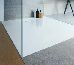 Duravit Tempano Flush Fitted Rectangle Shower Tray With Pre-mounted Sealing Collar