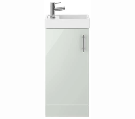 Nuie Vault 405 X 861mm Single Door Floor Standing Compact Unit And Basin 8 Nuie Vault 405 X 861mm Single Door Floor Standing Compact Unit And Basin - Image 8