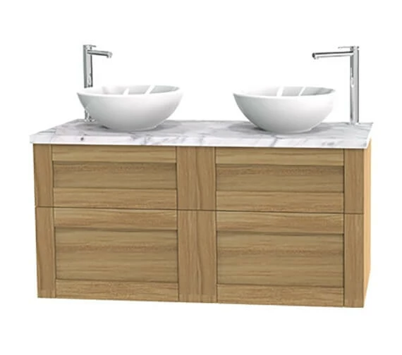 Miller London 1200mm Four Drawer Wall Hung Vanity Unit 7 Miller London 1200mm Four Drawer Wall Hung Vanity Unit - Image 7