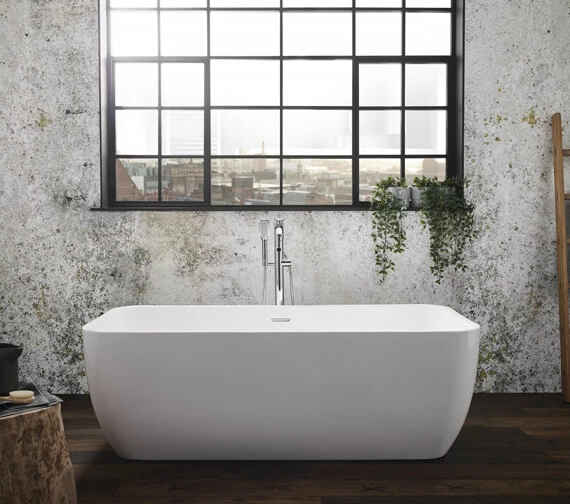 Aqua Eco 1695 X 750mm Luxury Freestanding Bath White 1 Aqua Eco 1695 X 750mm Luxury Freestanding Bath White