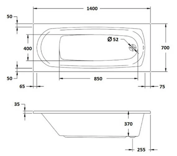 Aqua Caymen Round Single Ended Whirlpool Bath 6 Aqua Caymen Round Single Ended Whirlpool Bath - Image 6