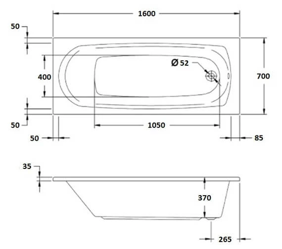 Aqua Caymen Round Single Ended Whirlpool Bath 8 Aqua Caymen Round Single Ended Whirlpool Bath - Image 8